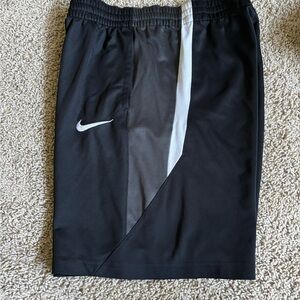 Nike Black and White Sports Shorts youth